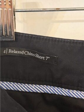 Talbots Black Casual Chino Shorts